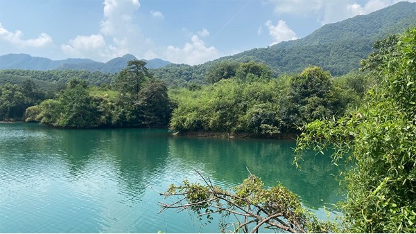 多普勒<i style='color:red'>超声波流量计厂家</i>员工手机下的光明寺水库！